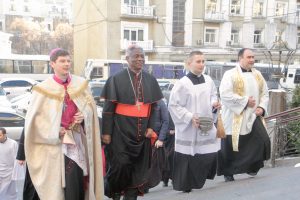 Візит кардинала Пітера Тарксона в Києві