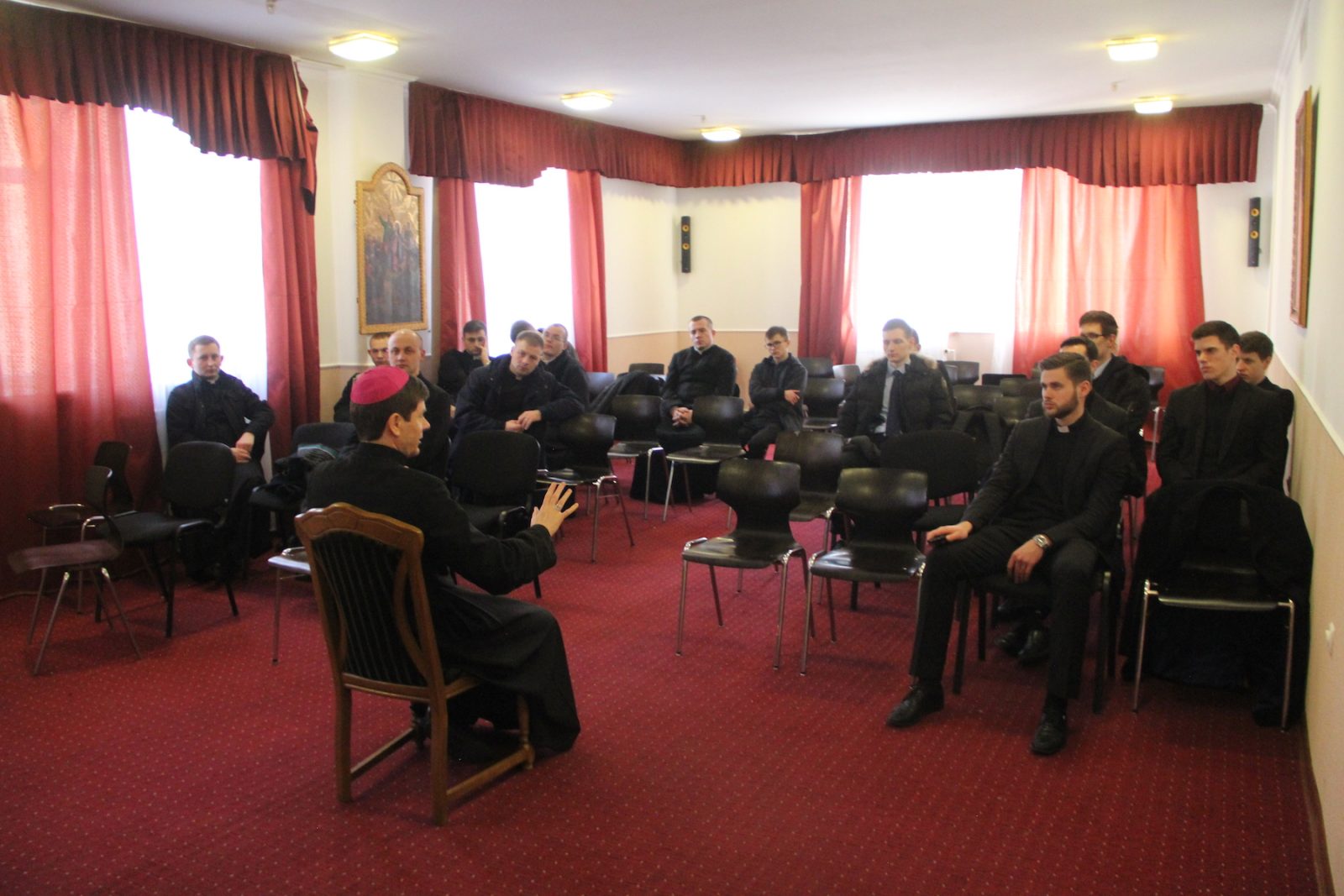 Зустріч єпископа Віталія з семінаристами