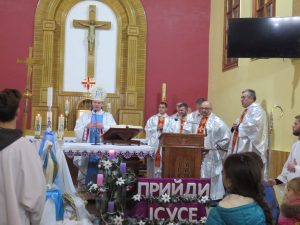 Освячення пам’ятної дошки о. Тадеуша Хоппе в Києві